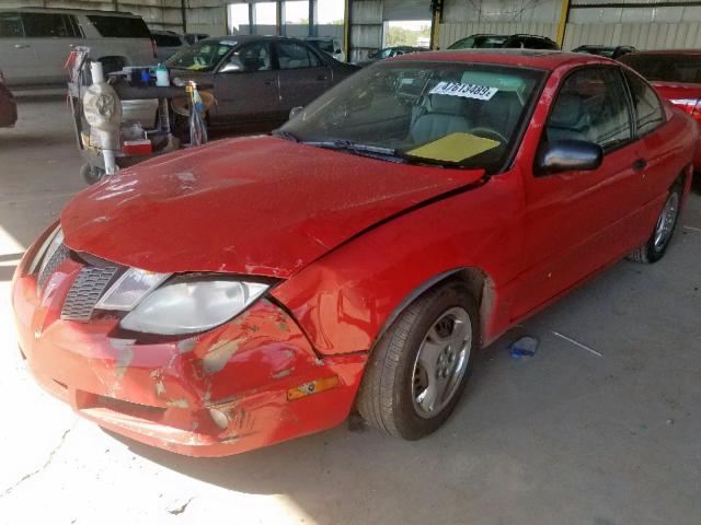 3G2JB12F05S117099 - 2005 PONTIAC SUNFIRE RED photo 2