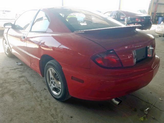 3G2JB12F05S117099 - 2005 PONTIAC SUNFIRE RED photo 3