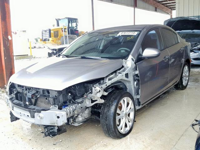 JM1BL1S53A1341189 - 2010 MAZDA 3 S GRAY photo 2