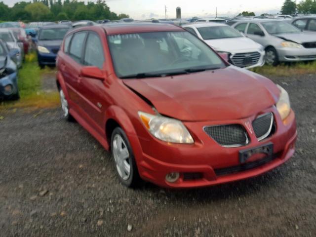 5Y2SL67878Z409456 - 2008 PONTIAC VIBE RED photo 1