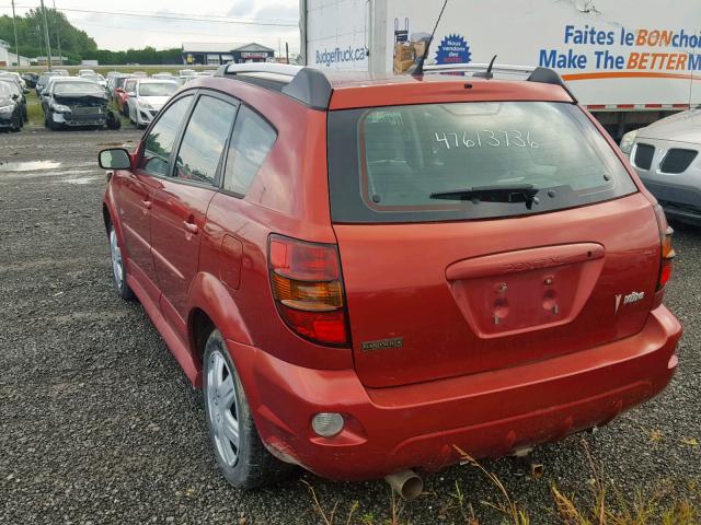 5Y2SL67878Z409456 - 2008 PONTIAC VIBE RED photo 3