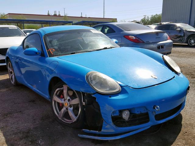 WP0AB29876U784844 - 2006 PORSCHE CAYMAN S BLUE photo 1