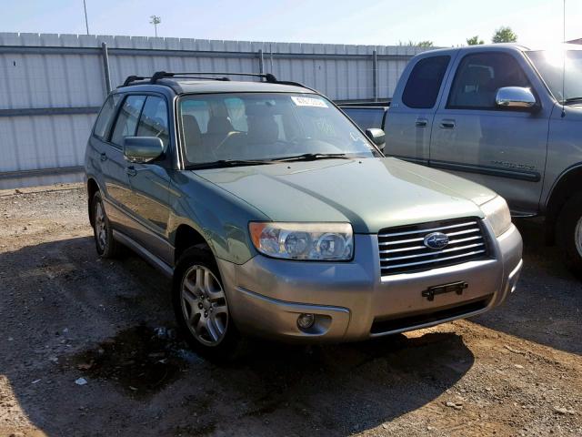 JF1SG67657H703869 - 2007 SUBARU FORESTER 2 TEAL photo 1