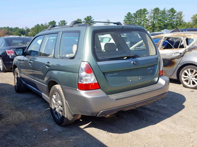 JF1SG67657H703869 - 2007 SUBARU FORESTER 2 TEAL photo 3