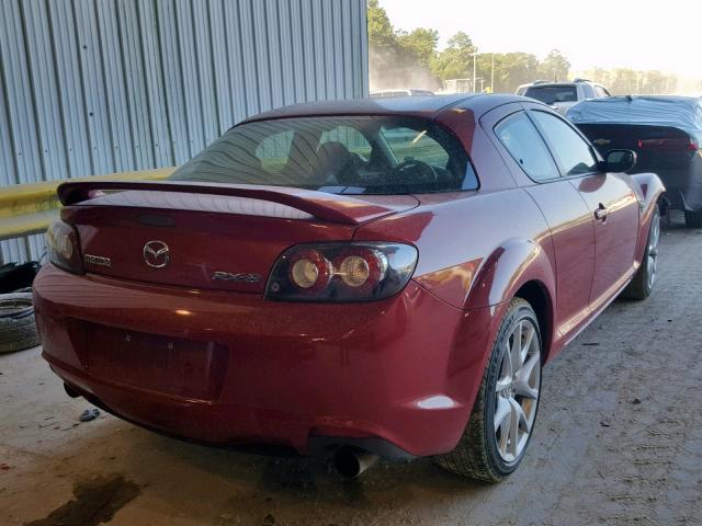 JM1FE17P890403404 - 2009 MAZDA RX8 RED photo 4