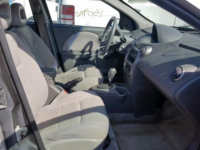 1G8AJ54F85Z123975 - 2005 SATURN ION LEVEL SILVER photo 5
