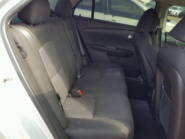 1G1ZC5EB8AF178381 - 2010 CHEVROLET MALIBU 1LT SILVER photo 6