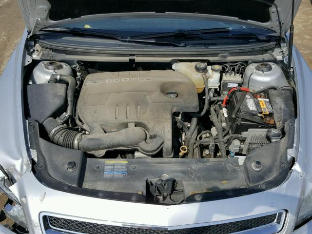1G1ZC5EB8AF178381 - 2010 CHEVROLET MALIBU 1LT SILVER photo 7