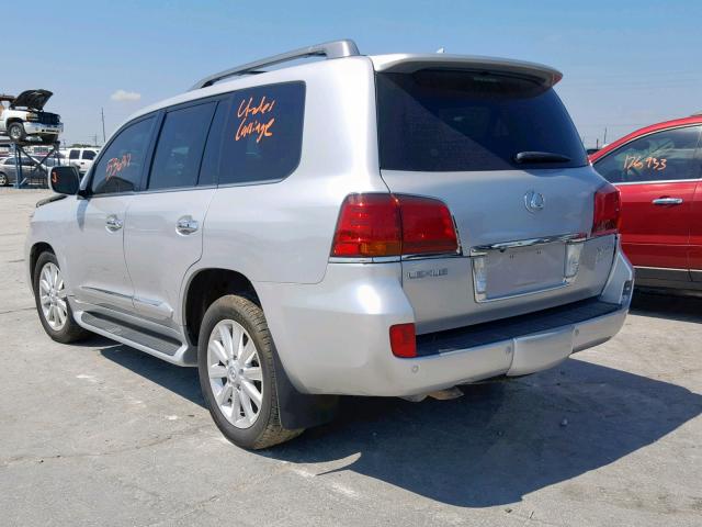 JTJHY00W684006659 - 2008 LEXUS LX 570 SILVER photo 3