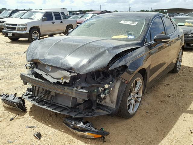 3FA6P0K94ER163457 - 2014 FORD FUSION TIT BLACK photo 2