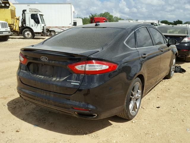 3FA6P0K94ER163457 - 2014 FORD FUSION TIT BLACK photo 4