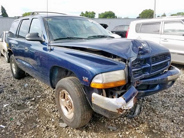 1B4HS28Y0XF615798 - 1999 DODGE DURANGO BLUE photo 1