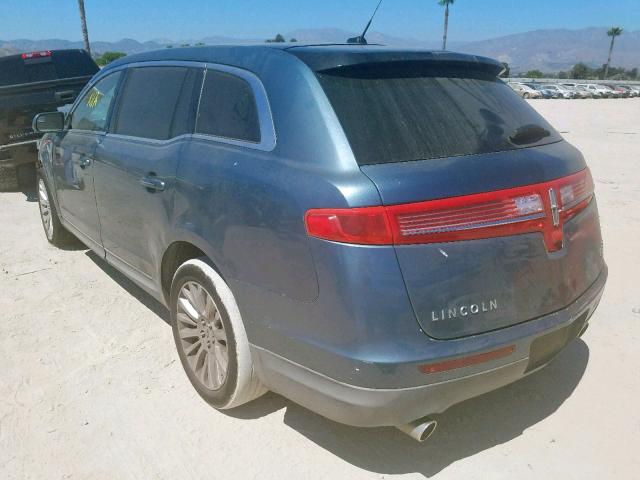 2LMHJ5FR8ABJ16467 - 2010 LINCOLN MKT BLUE photo 3