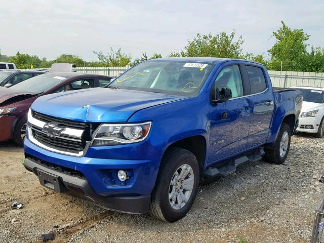 1GCGTCEN8J1116084 - 2018 CHEVROLET COLORADO L BLUE photo 2