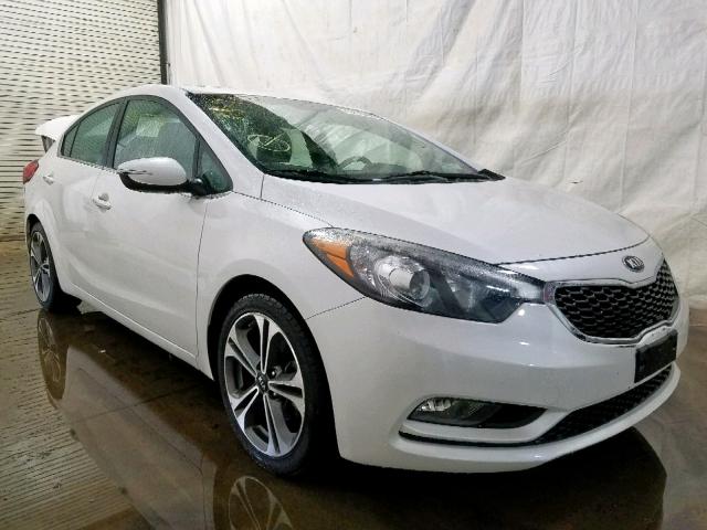 KNAFZ4A81F5333909 - 2015 KIA FORTE EX WHITE photo 1