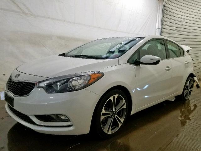 KNAFZ4A81F5333909 - 2015 KIA FORTE EX WHITE photo 2