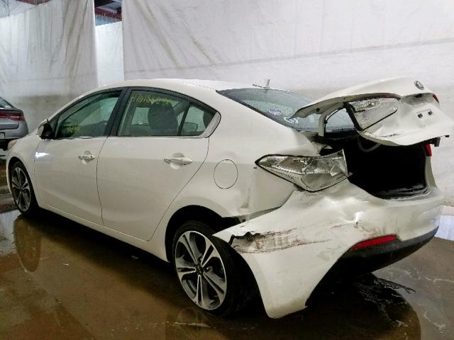 KNAFZ4A81F5333909 - 2015 KIA FORTE EX WHITE photo 3