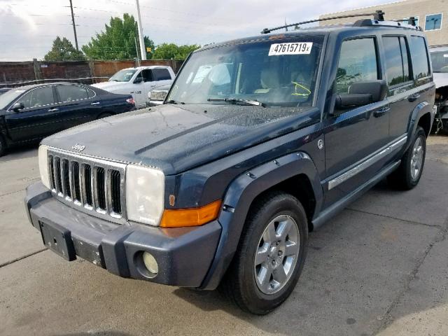 1J8HG58NX6C318316 - 2006 JEEP COMMANDER ლურჯი ფოტო 2