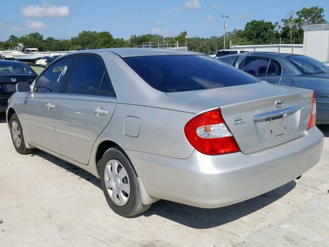 4T1BE32K14U933555 - 2004 TOYOTA CAMRY LE SILVER photo 3