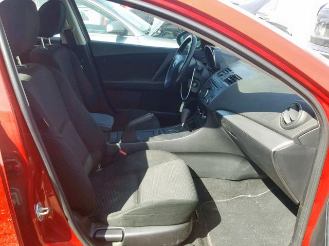 JM1BL1KF0D1753423 - 2013 MAZDA 3 I RED photo 5