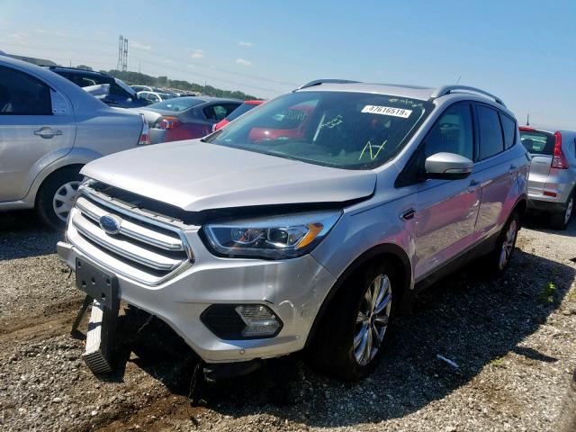 1FMCU0J97JUD34708 - 2018 FORD ESCAPE TIT SILVER photo 2