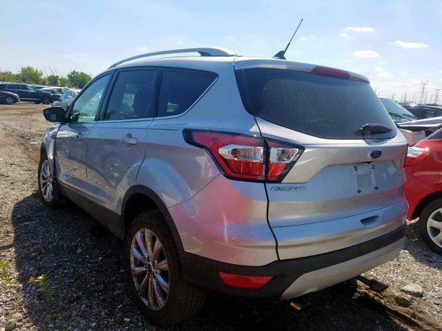 1FMCU0J97JUD34708 - 2018 FORD ESCAPE TIT SILVER photo 3