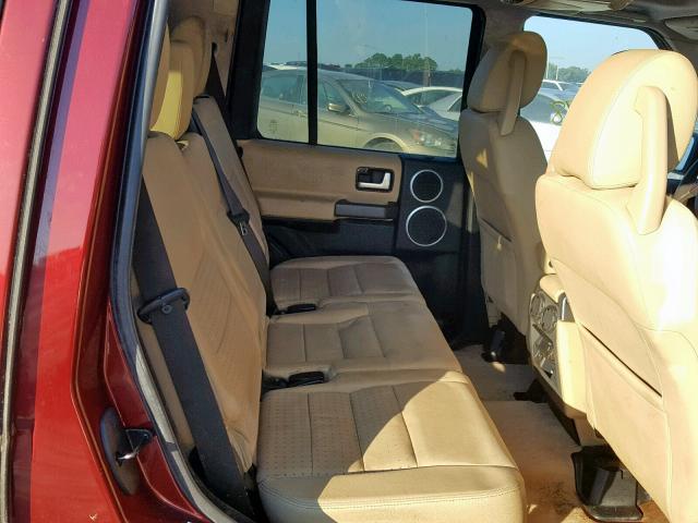 SALAE24416A366561 - 2006 LAND ROVER LR3 RED photo 6