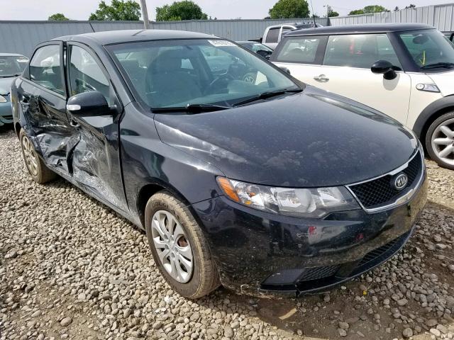 KNAFU4A26A5874232 - 2010 KIA FORTE EX BLACK photo 1