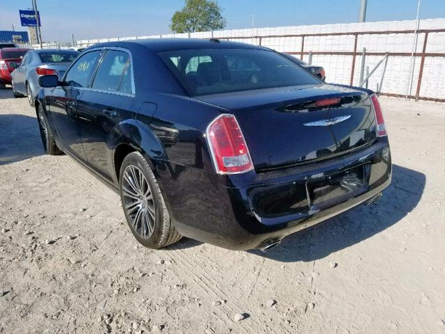 2C3CCABG7DH599120 - 2013 CHRYSLER 300 S BLACK photo 3