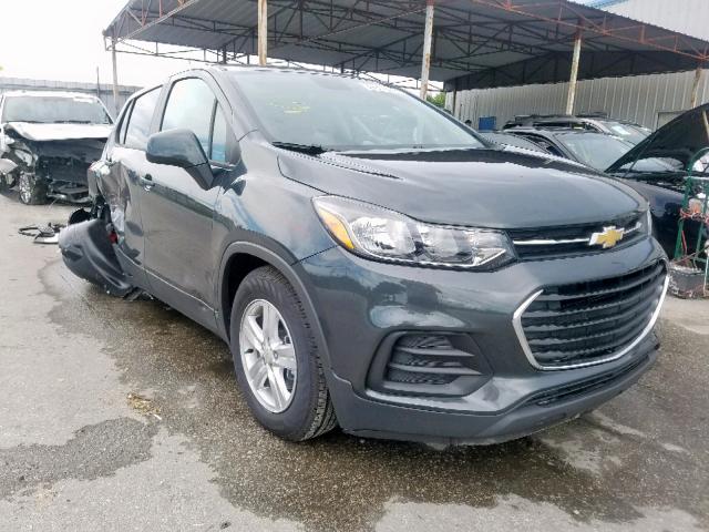 3GNCJKSB9KL214907 - 2019 CHEVROLET TRAX LS GRAY photo 1