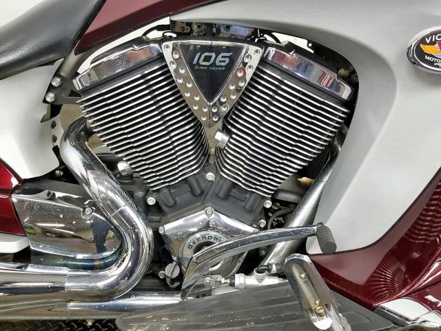 5VPSD36D483007909 - 2008 VICTORY MOTORCYCLES VISION DEL MAROON photo 5