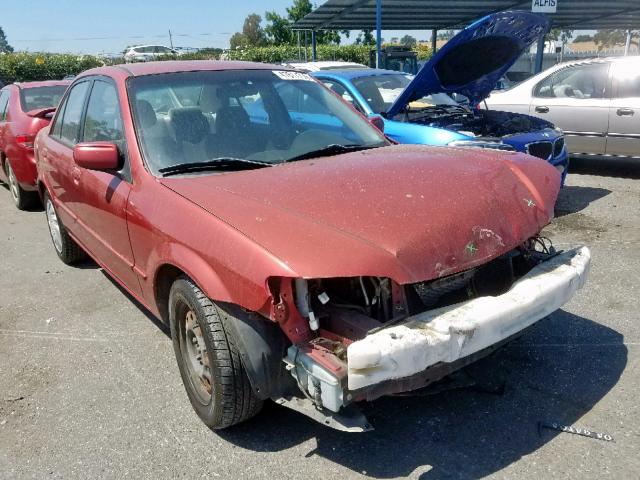 JM1BJ225120561207 - 2002 MAZDA PROTEGE DX RED photo 1