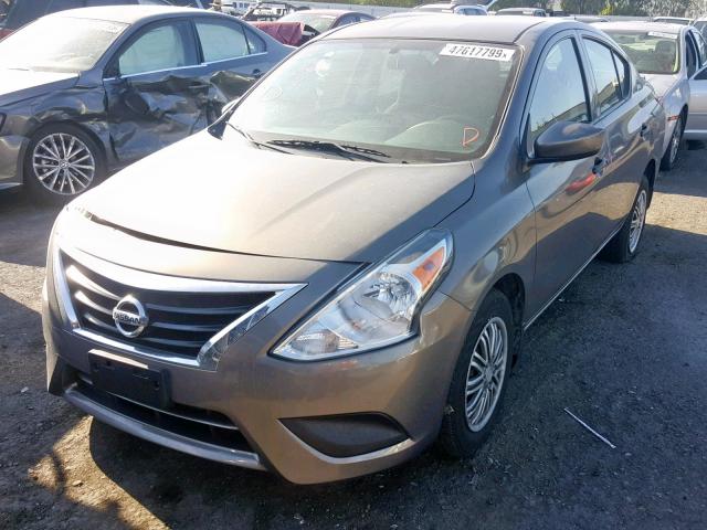 3N1CN7AP0GL894388 - 2016 NISSAN VERSA S GRAY photo 2