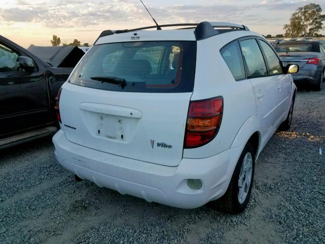 5Y2SM628X3Z431657 - 2003 PONTIAC VIBE WHITE photo 4