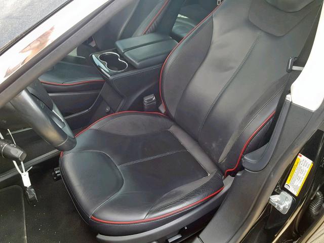 5YJSA1CP4DFP24737 - 2013 TESLA MODEL S أسود صورة 9