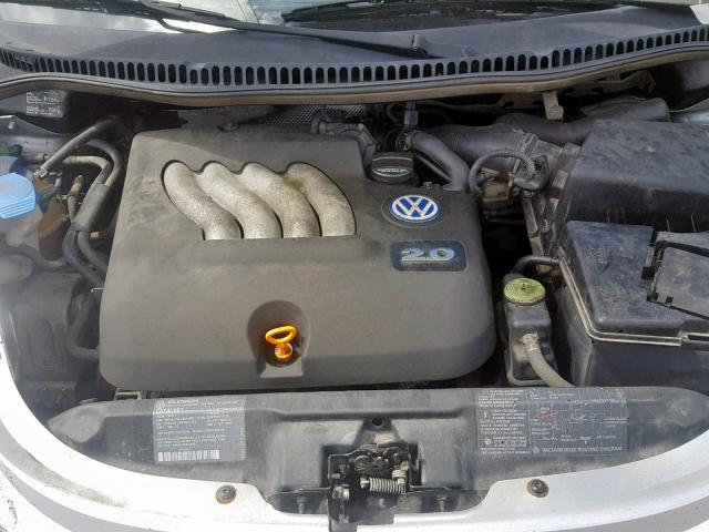 3VWCA21C8YM430928 - 2000 VOLKSWAGEN NEW BEETLE ვერცხლისფერი ფოტო 7