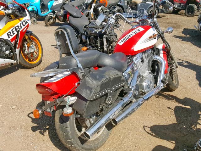 1HFSC1809VA100633 - 1997 HONDA VT1100 C1A RED photo 4