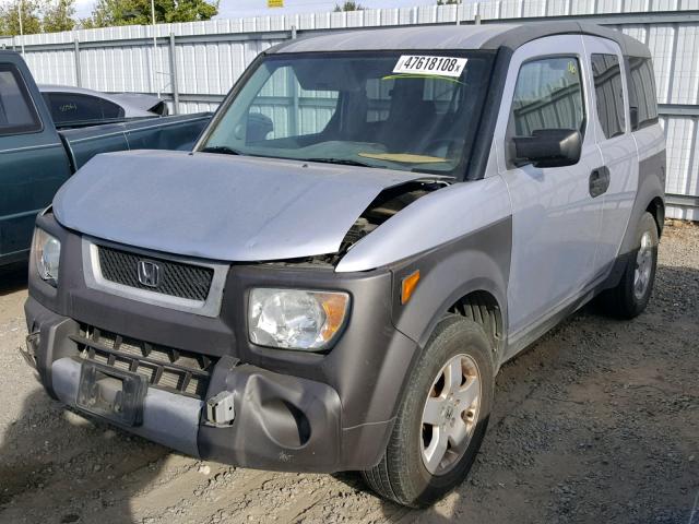 5J6YH18564L015389 - 2004 HONDA ELEMENT EX SILVER photo 2