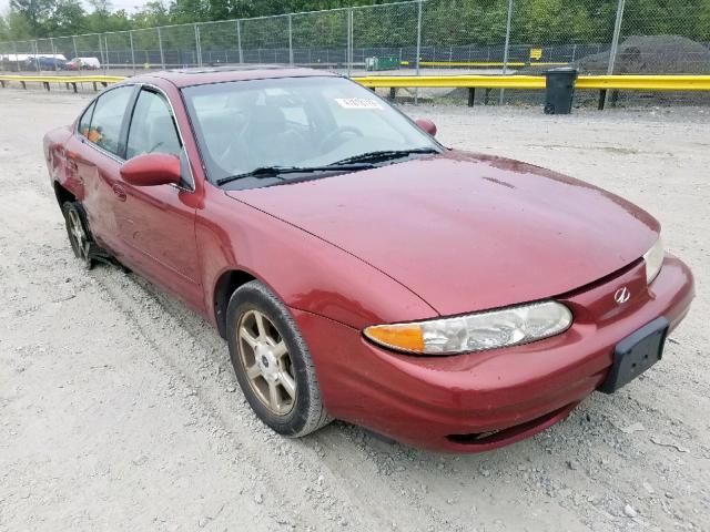 1G3NF52E31C149545 - 2001 OLDSMOBILE ALERO GLS RED photo 1