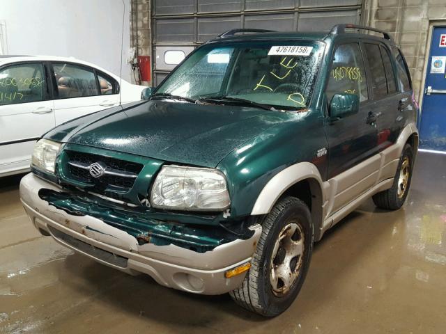 JS3TD62V224158186 - 2002 SUZUKI GRAND VITA GREEN photo 2