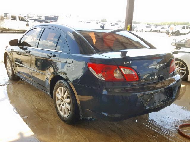 1C3LC46K48N265379 - 2008 CHRYSLER SEBRING LX BLACK photo 3