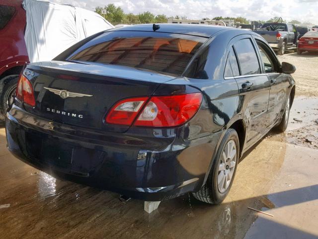 1C3LC46K48N265379 - 2008 CHRYSLER SEBRING LX BLACK photo 4