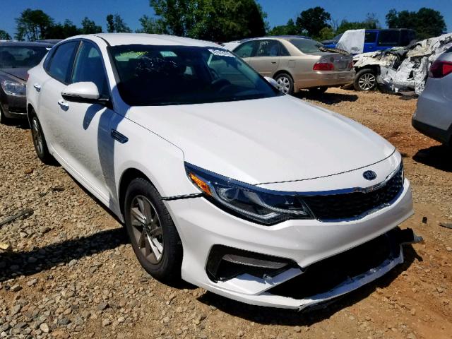 5XXGT4L37LG386423 - 2020 KIA OPTIMA WHITE photo 1