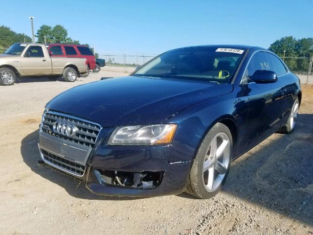 WAULFAFR1AA036604 - 2010 AUDI A5 PREMIUM BLUE photo 2