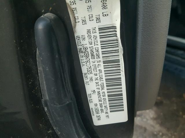 1J8HG58N76C175325 - 2006 JEEP COMMANDER GRAY photo 10