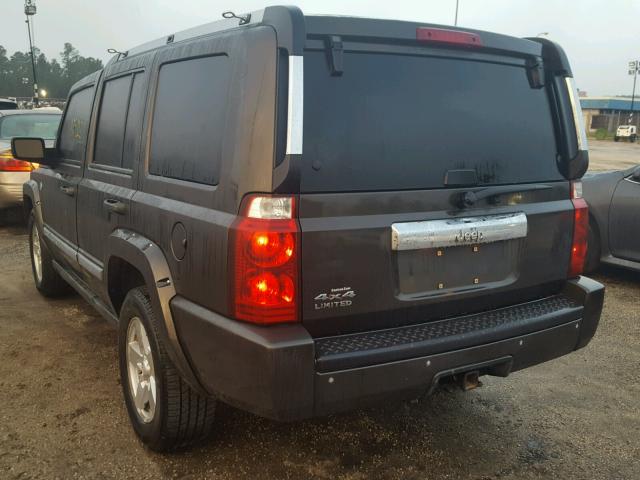 1J8HG58N76C175325 - 2006 JEEP COMMANDER GRAY photo 3