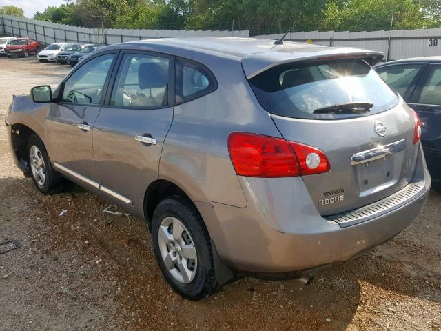 JN8AS5MT4DW555198 - 2013 NISSAN ROGUE S GRAY photo 3