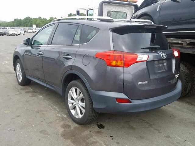 2T3DFREV2EW152339 - 2014 TOYOTA RAV4 LIMIT GRAY photo 3