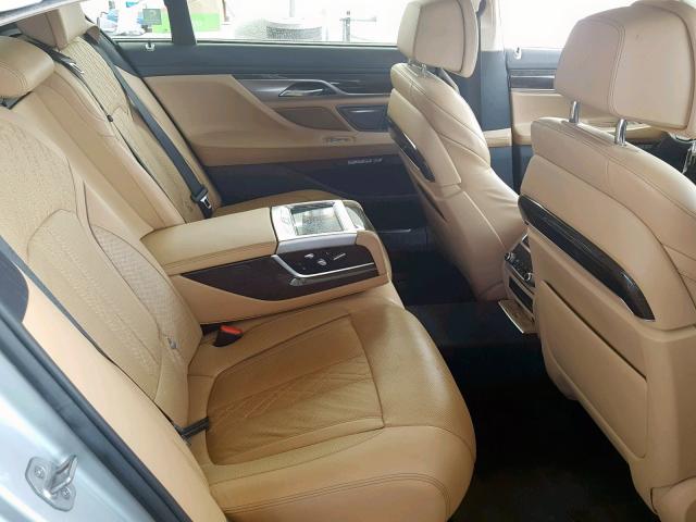 WBA7F2C58GG416828 - 2016 BMW 750 XI SILVER photo 6