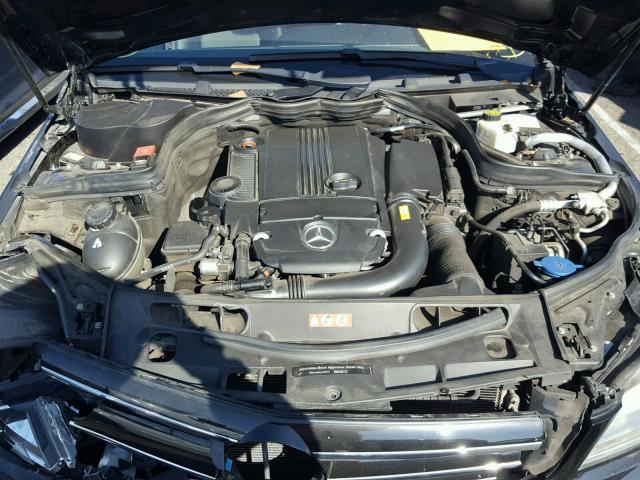 WDDGF4HB5EA960576 - 2014 MERCEDES-BENZ C 250 BLACK photo 7